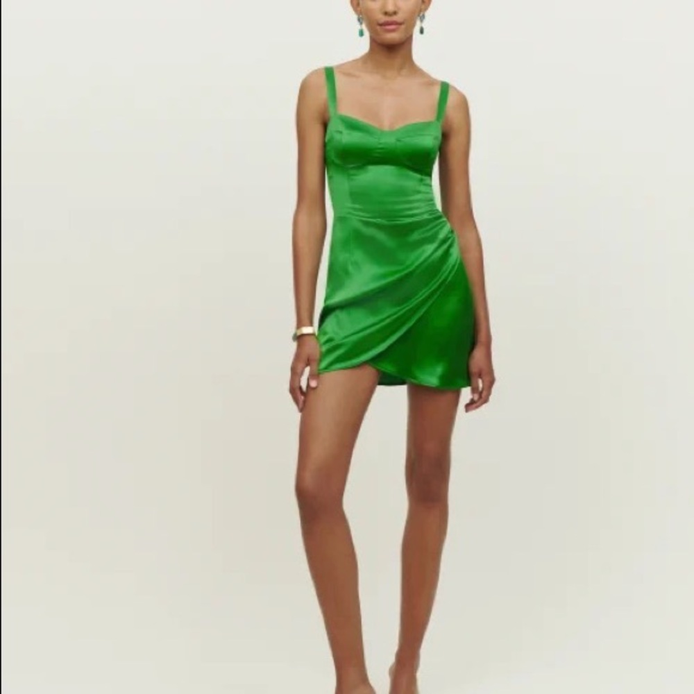 Green Reformation Dress NWT